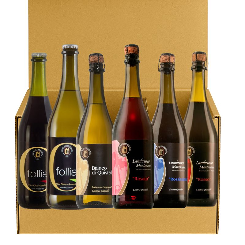 Secchi e Amabili - Esclusiva confezione 6 bottiglie da 0,75L Secchi e Amabili - Esclusiva confezione 6 bottiglie da 0,75L