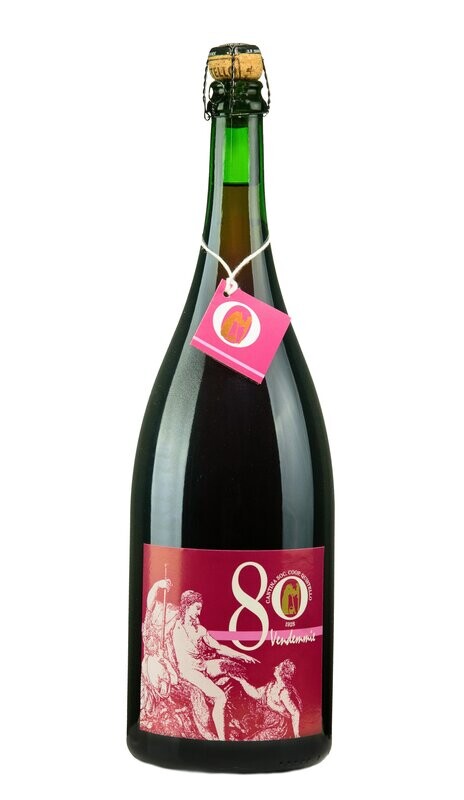 Magnum da 1.5 litri di  Lambrusco di Quistello 80 Vendemmie Rosato IGP