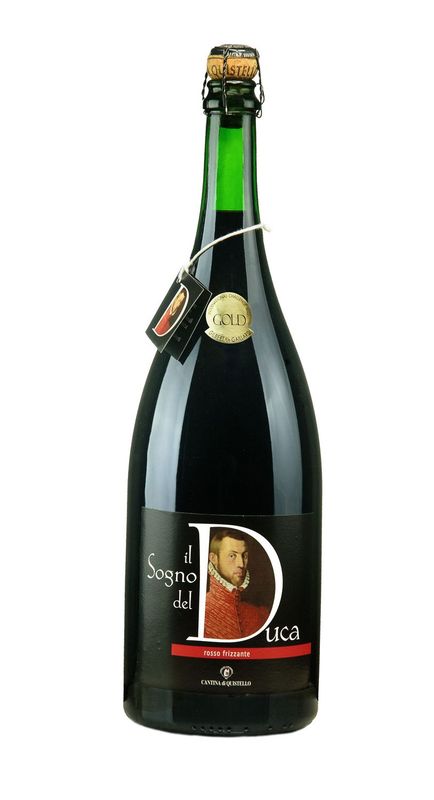 Magnum da 1.5L di Lambrusco di Quistello Il Sogno Del Duca IGP