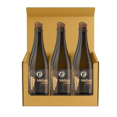 Gran Bianco Frizzante di Quistello IGP (Chardonnay) - Confezione 6 bottiglie da 0,75L Gran Bianco Frizzante di Quistello IGP (Chardonnay) - Confezione 6 bottiglie da 0,75L