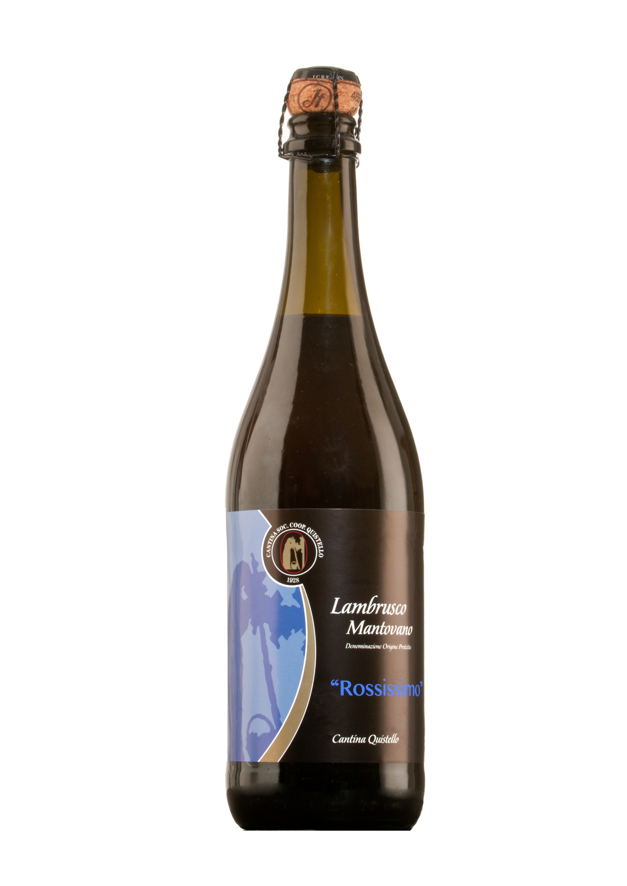 Lambrusco Mantovano Dop Rossissimo- Confezione 6 bottiglie da 0,75L