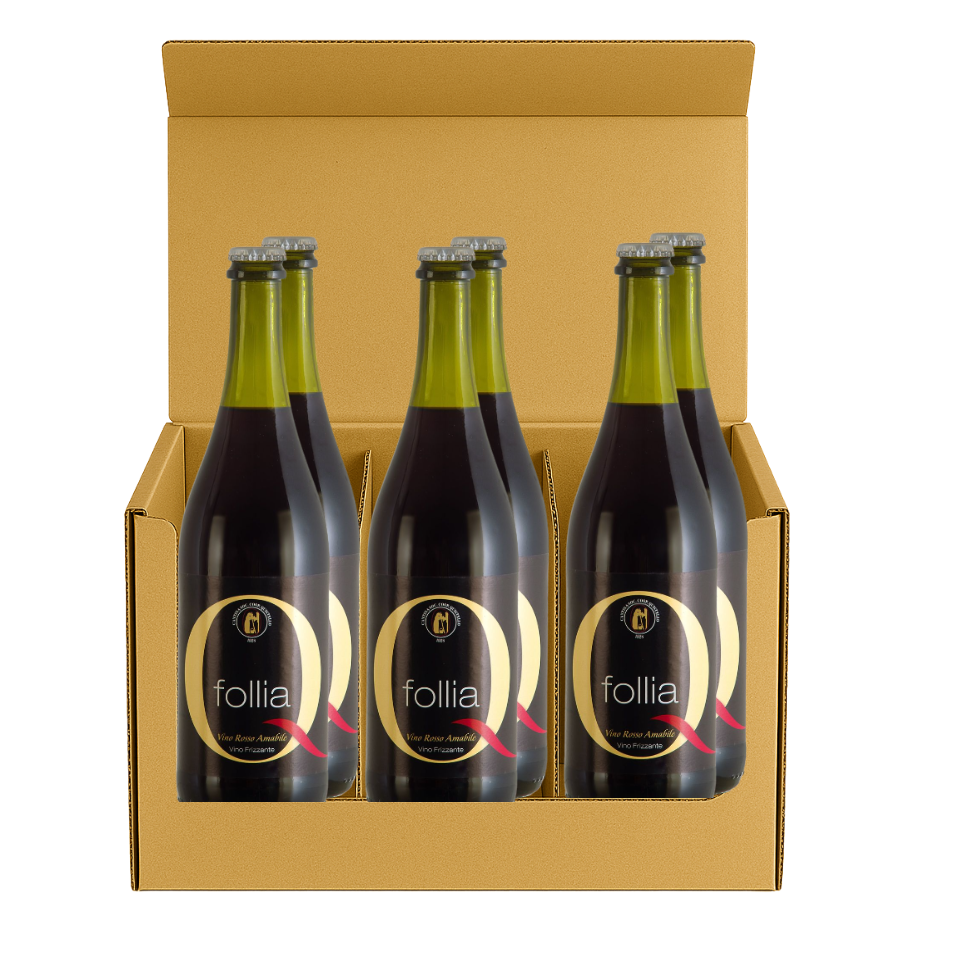 Follia Amabile Rosso - Confezione 6 bottiglie da 0,75L