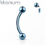 Banane aus Titan G23 blau