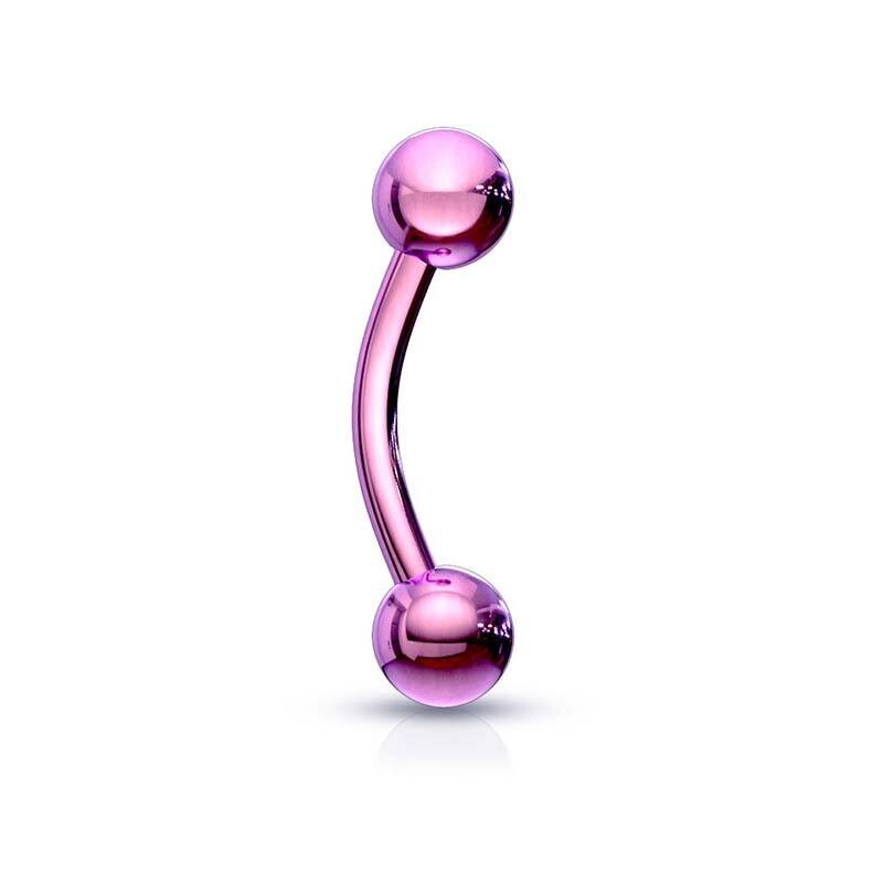 Banane aus Chirurgenstahl 316L violett
