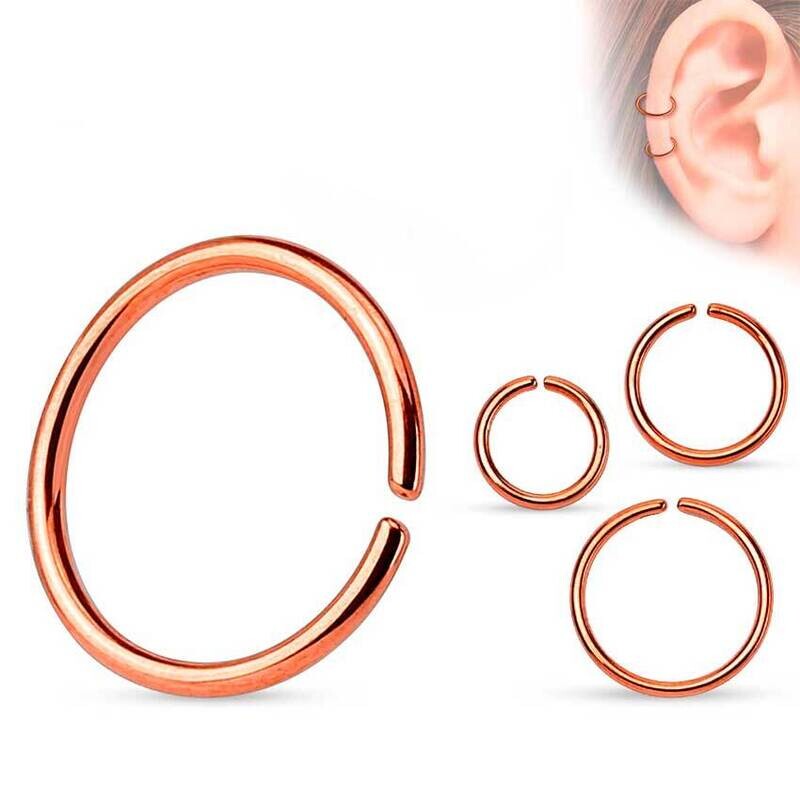 Continuous-Ring aus Chirurgenstahl rosegold