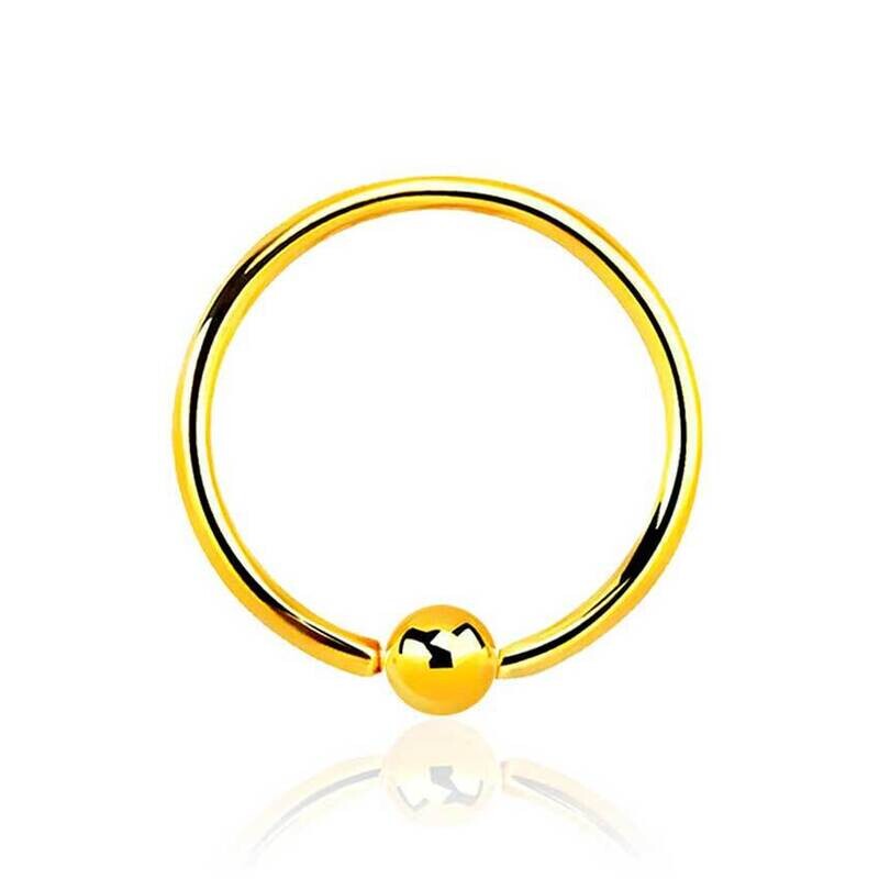 Ball Closure Ring Kugel 2.5 mm vergoldet