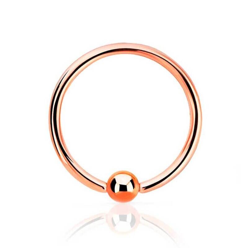Ball Closure Ring Kugel 2.5 mm rosegold