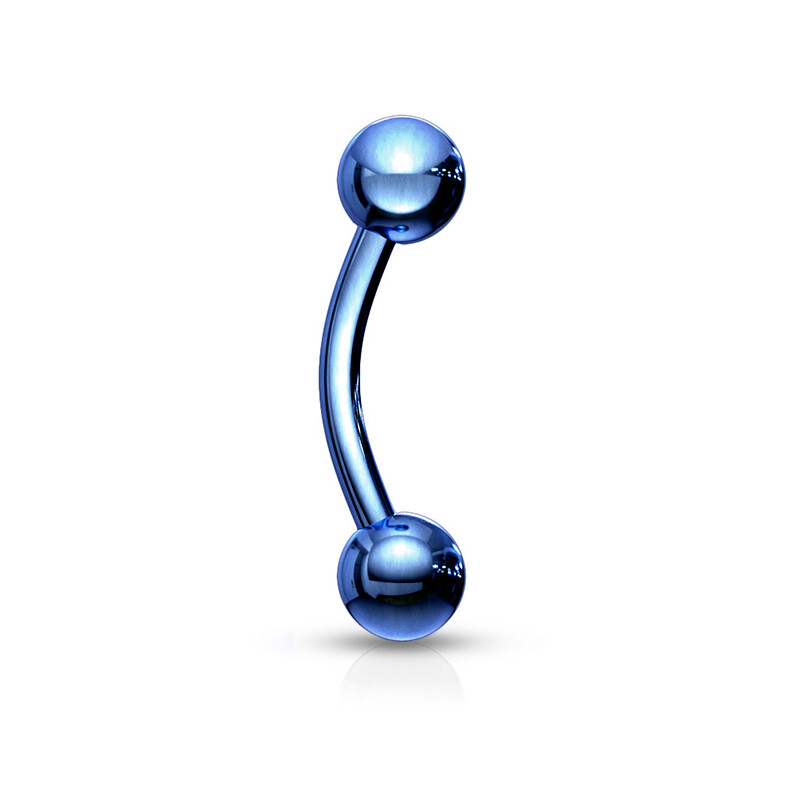Banane aus Chirurgenstahl 316L blau