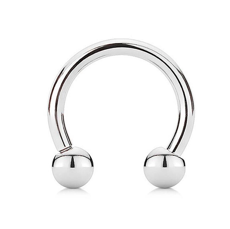Circular Barbell aus Chirurgenstahl 316L silber