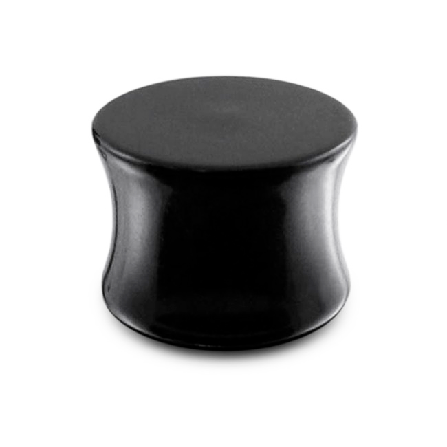 Plug aus Acryl Schwarz