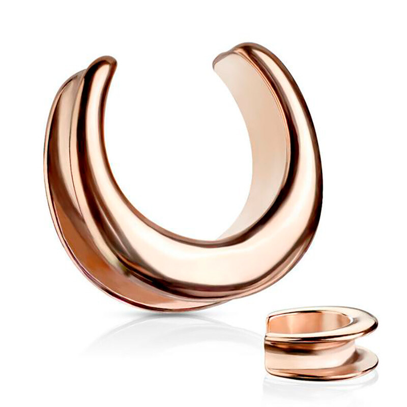 Sattel Flesh Tunnel rosegold