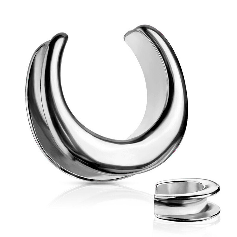 Sattel Flesh Tunnel silber