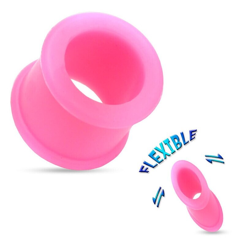 Tunnel aus Silikon pink