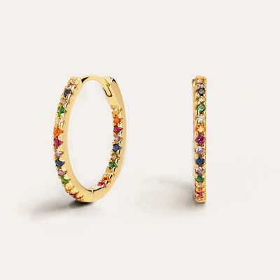 Ohrringe Pandora aus 18K Gold farbig