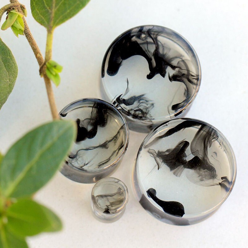 Plug aus Acryl transparent