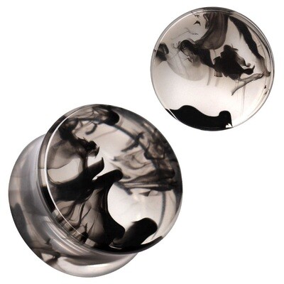 Plug aus Acryl transparent