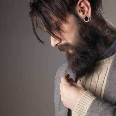 Flesh Tunnel aus Chirurgenstahl 316L Silber