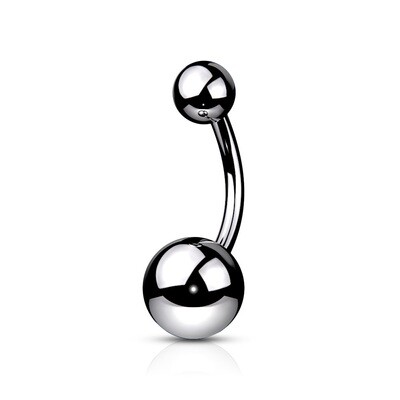 Bauchnabelpiercing aus Titan ASTM F-136