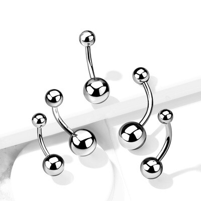Bauchnabelpiercing aus Titan ASTM F-136