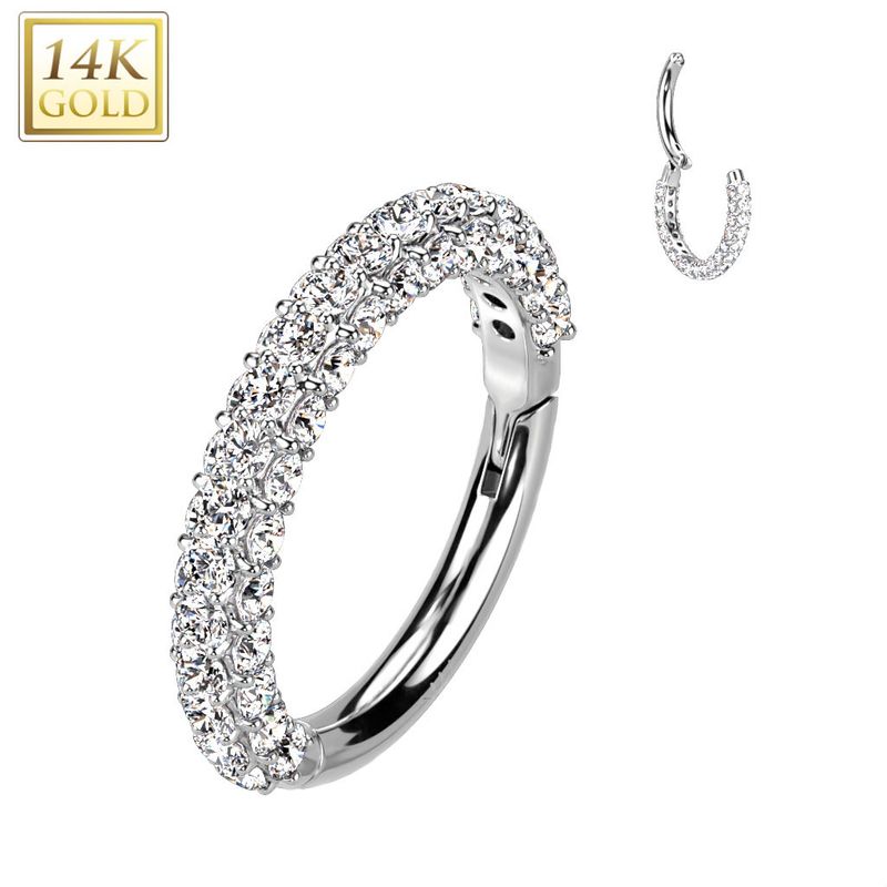 Segment Ring aus 14K Gold Multi-Gem