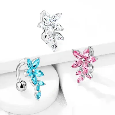 Piercings nombril inversés
