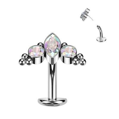 Bauchnabelpiercing umgedreht AB