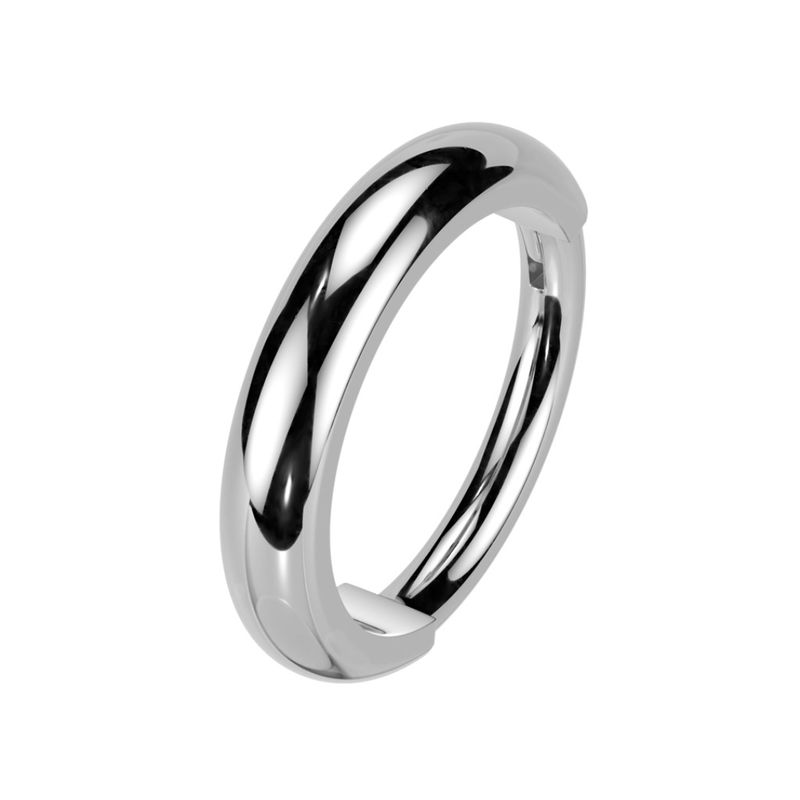 Nasenring Segmentring aus Titan silber