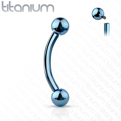 Banane aus Titan G23 blau