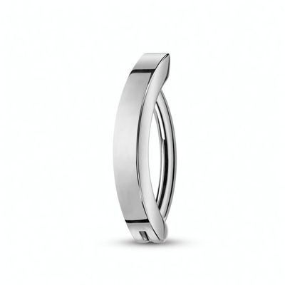 Bauchnabelpiercing Ring silber
