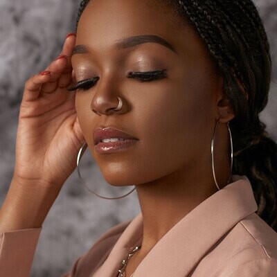 Piercing Ring Doppelbogen Zirkonia-Kristallen silber