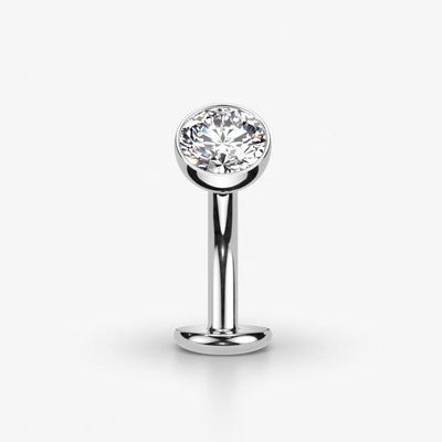 Banane aus Titan mit weissem Kristall