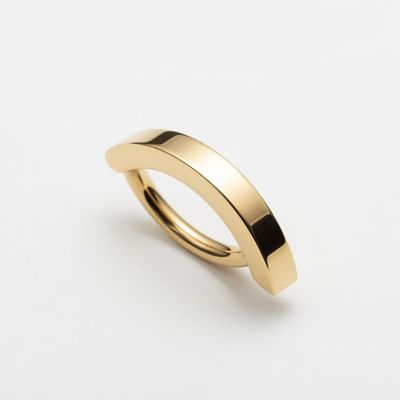 Bauchnabelpiercing Ring aus Titan vergoldet