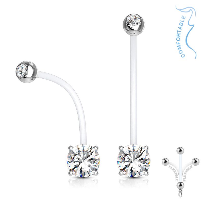 Bauchnabelpiercing Schwangerschaft weiss