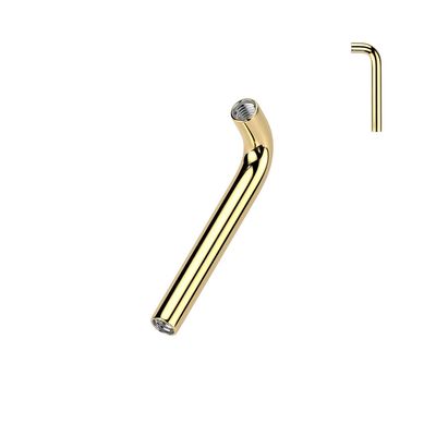 Christina Stab aus Titan vergoldet