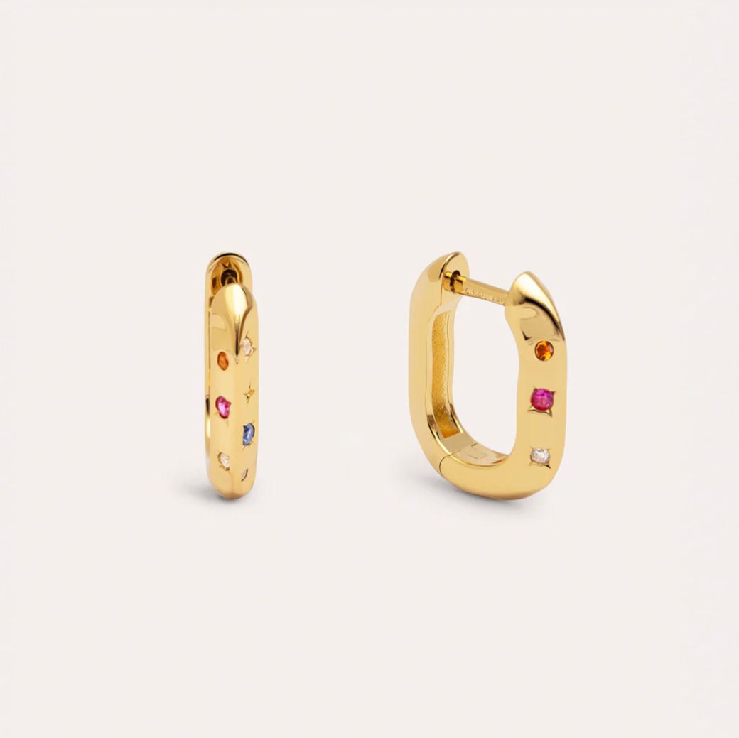 Creolen Carla 18K Gold vergoldet