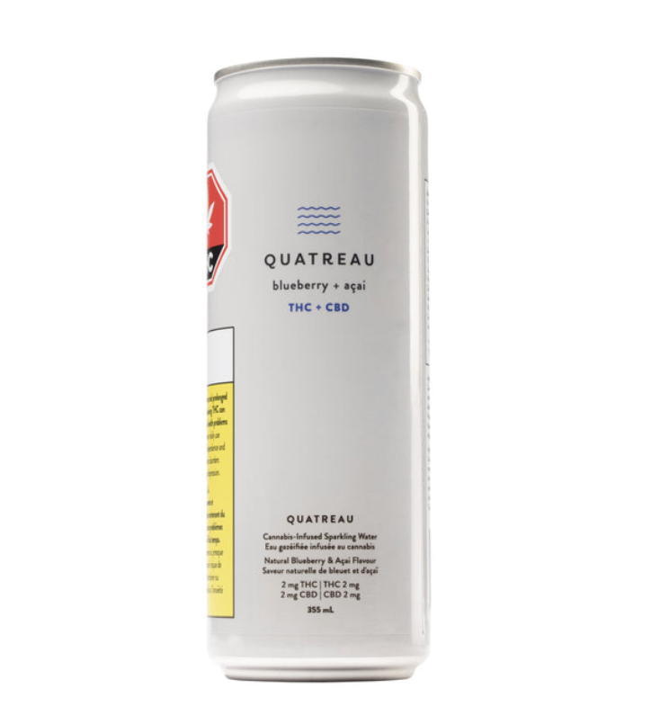 355ml QUATREAU-Blueberry+Acai CBD:THC