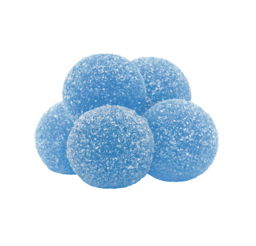 17.5g PEARLS-Blue Razzleberry 3:1 CBG:THC 5/pack Gummies