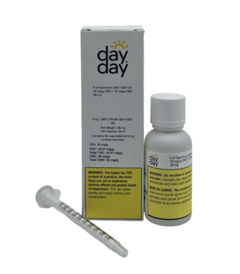 28.4g DAYDAY-CBG+CBD Full spectrum Oil 30ml