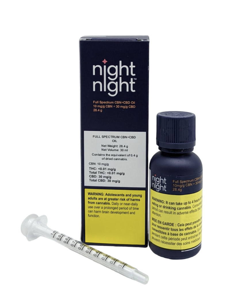 28.4g NIGHTNIGHT-CBN+CBD Full Spectrum Oil 30ml