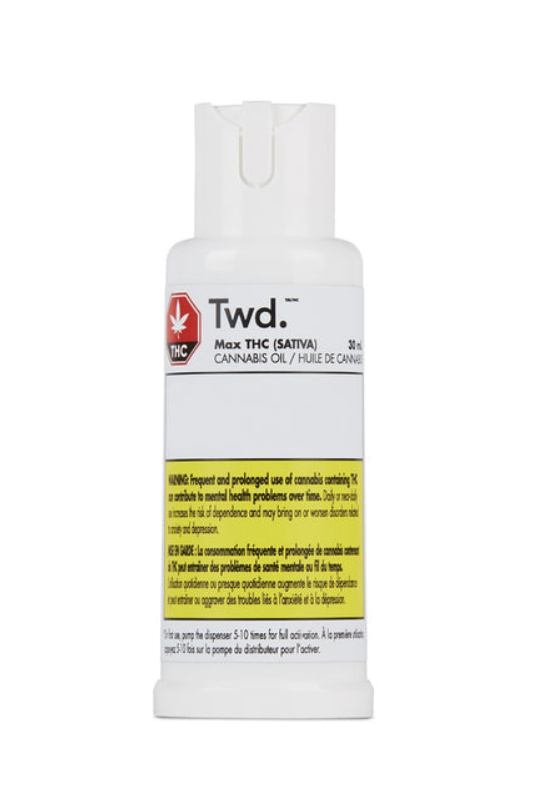 28.5g TWEED-MAX THC Sativa Oral Spray 30ml