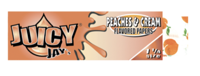 JUICY JAY&#39;S 1¼ - PEACHES &amp; CREAM PAPERS