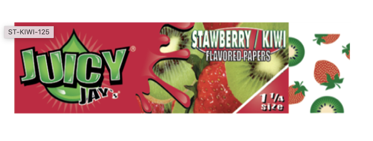 JUICY JAY&#39;S 1¼ STRAWBERRY KIWI PAPERS