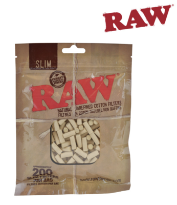 RAW-Slim Cotton Filters 200/pack