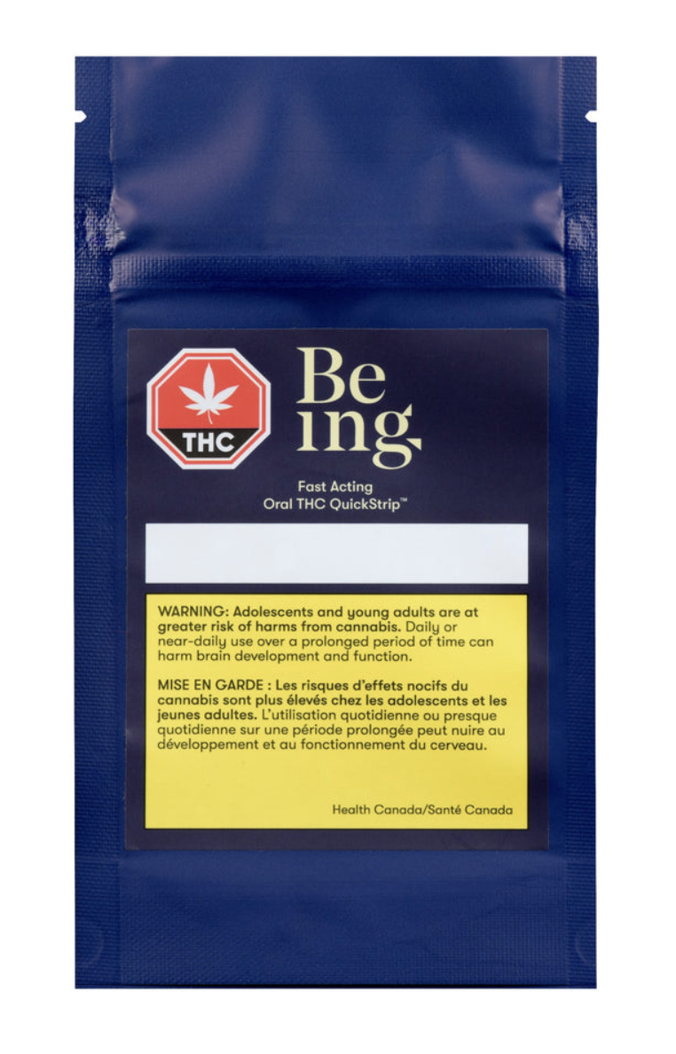 .85g BEING-THC Oral Quick Strips 10pack