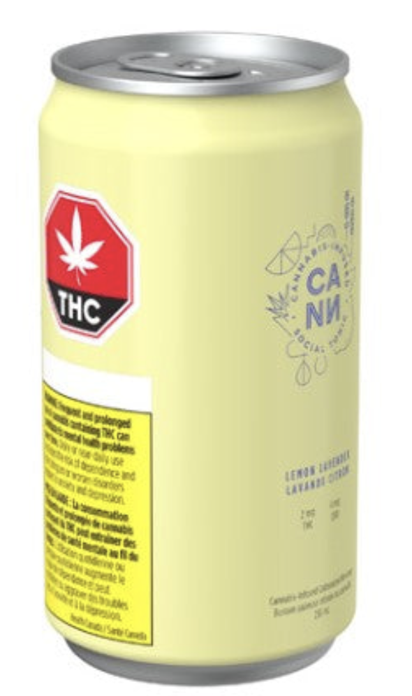 4x236ml CANN SOCIAL TONIC-Lemon Lavender Beverage
