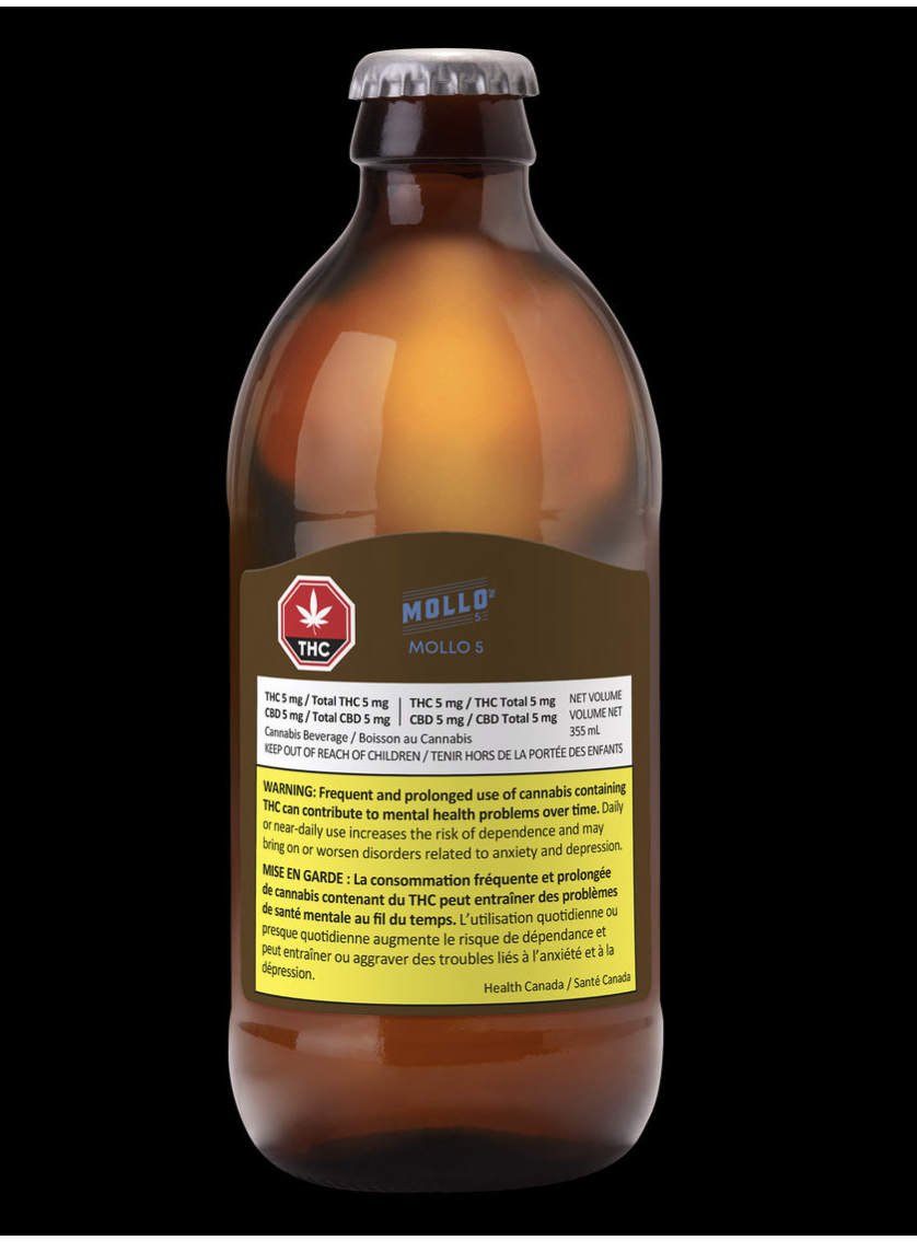 355ml MOLLO 5-Lime Cannabis Beer
