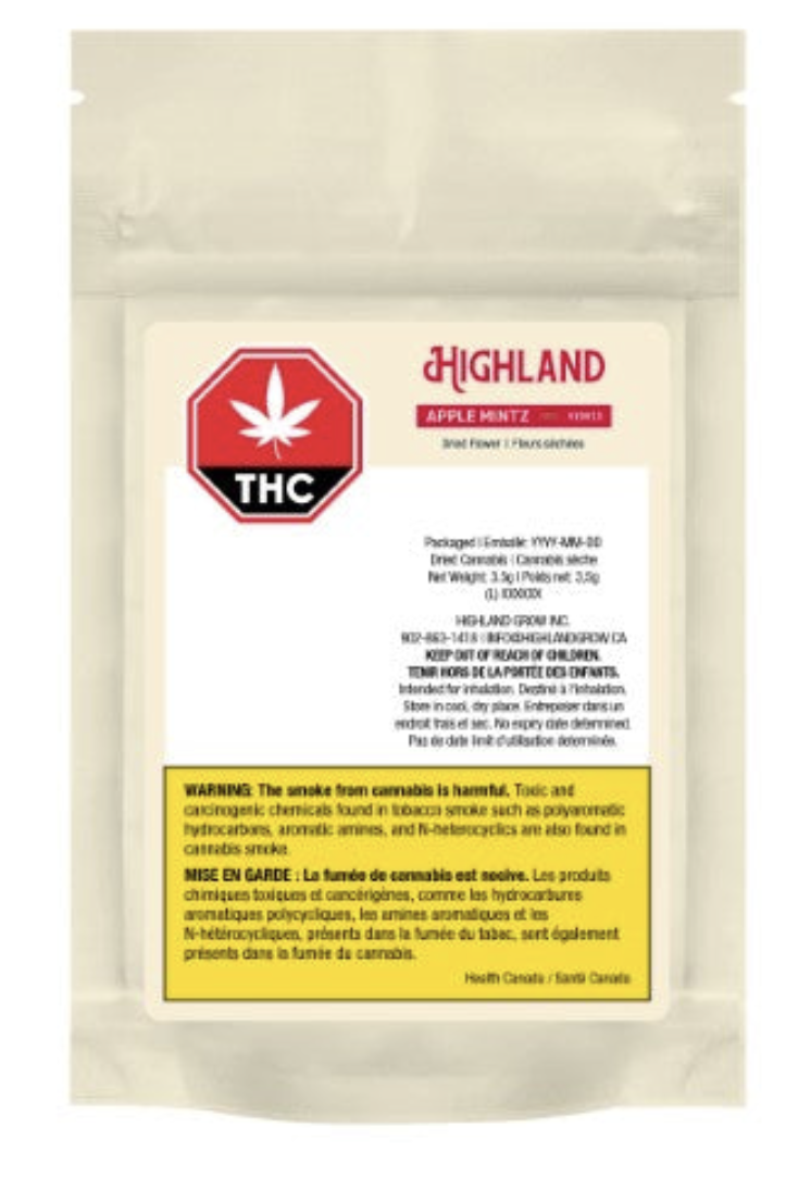 1.5g HIGHLAND GROW-Apple Mints PR 3x.5g