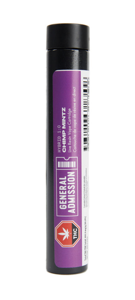 .95g GENERAL ADMISSION-Chimp Mintz Live Resin Vape