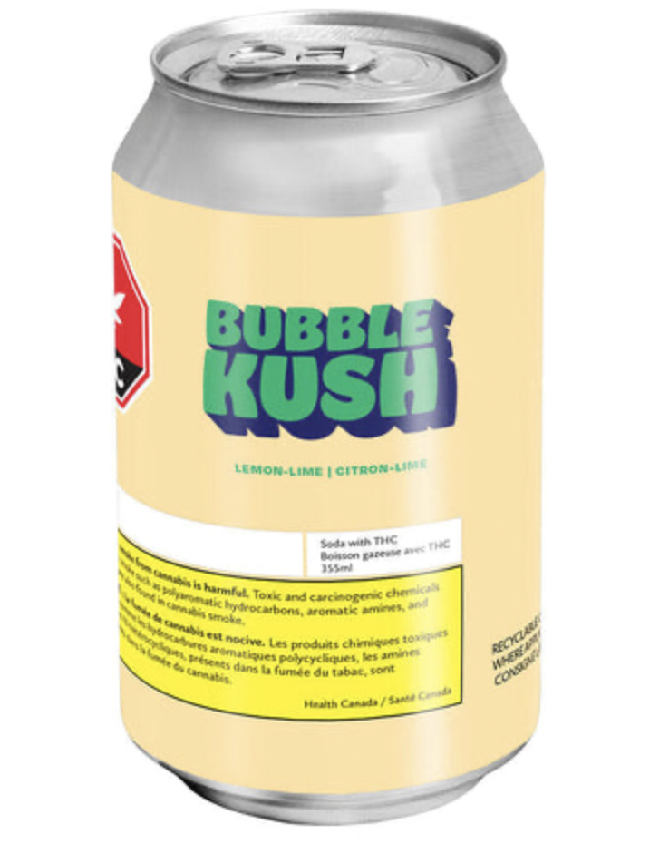 355ml BUBBLE KUSH-Lemon Lime Soda