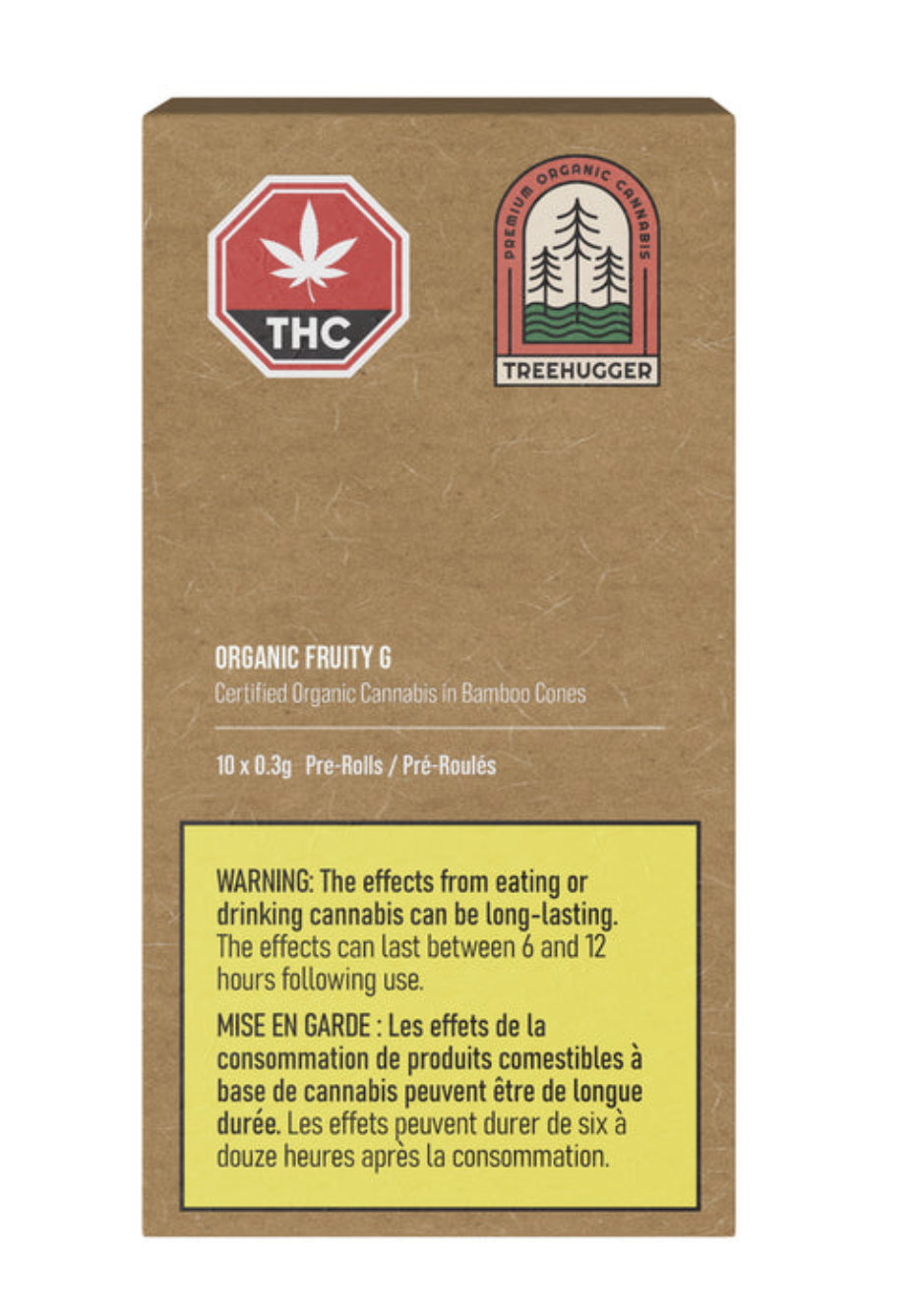 3g TREEHUGGER-Organic Fruity G PR 10x.3g